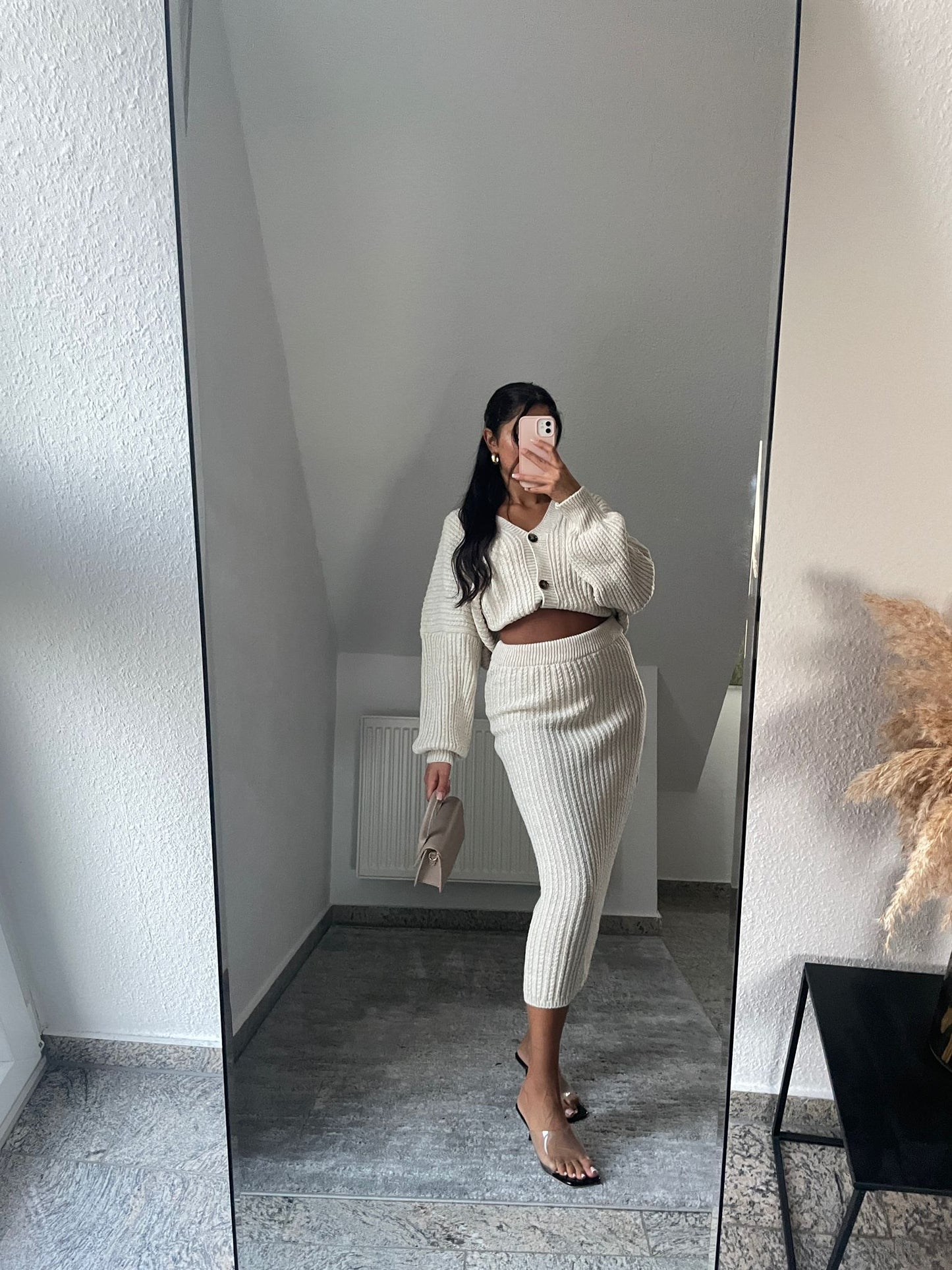 2 Teiler Midirock + Strickjacke