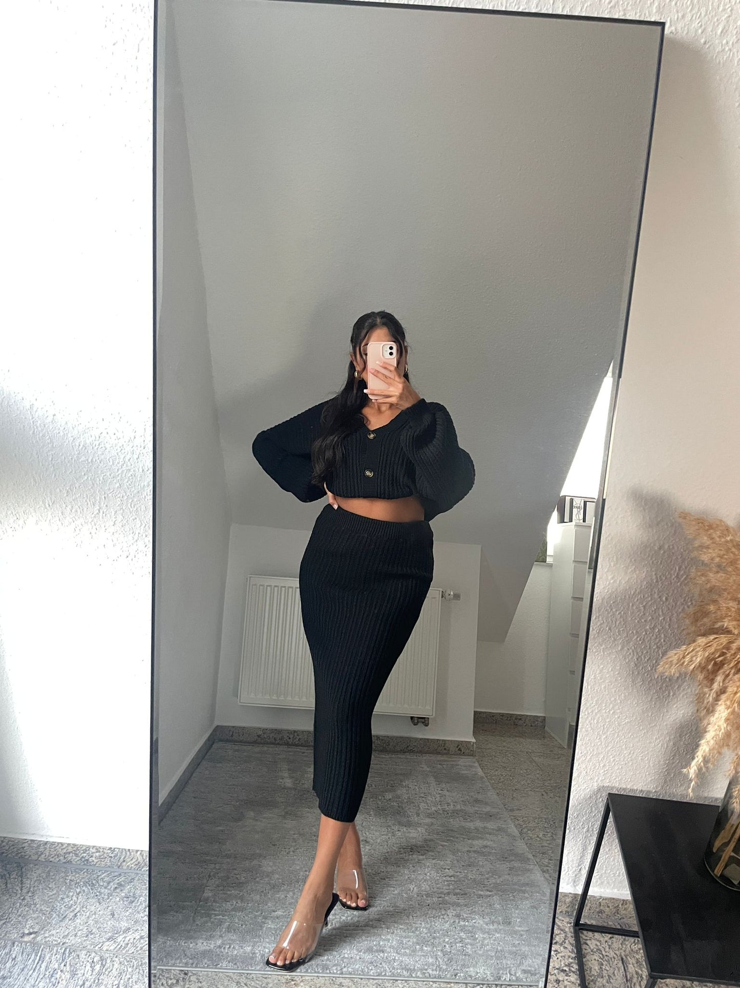 2 Teiler Midirock + Strickjacke