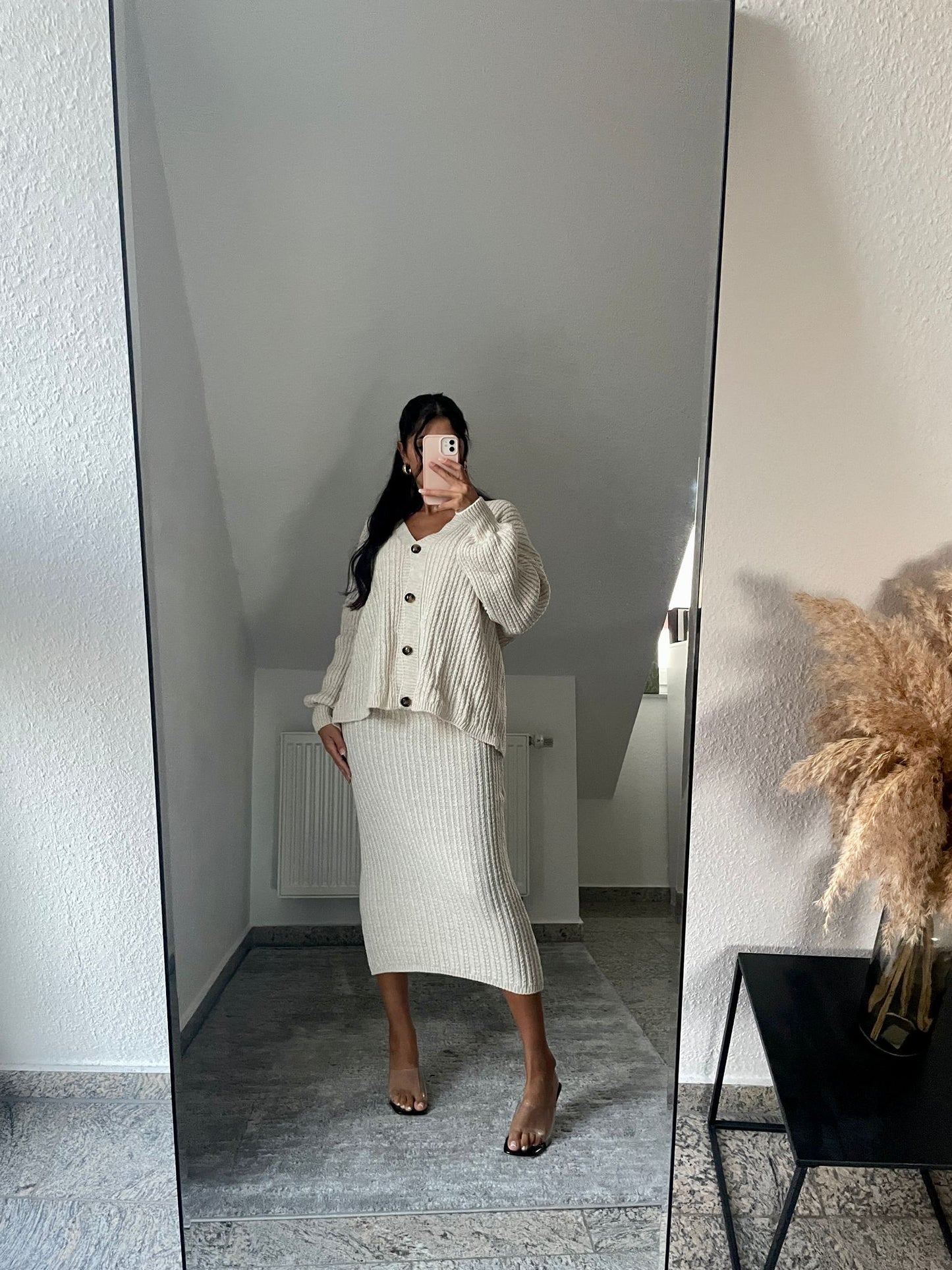2 Teiler Midirock + Strickjacke