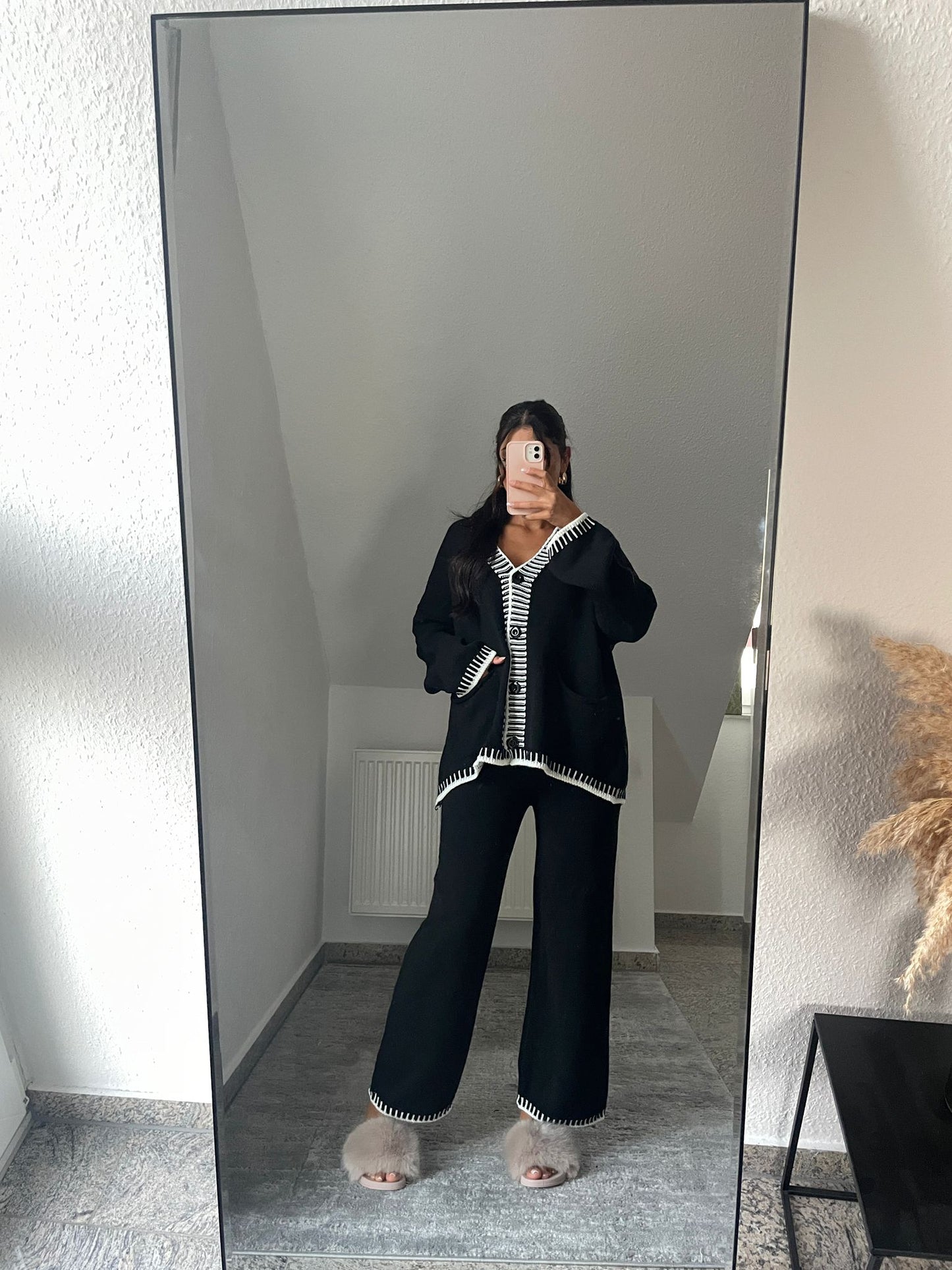 2 Teiler mit Strickjacke