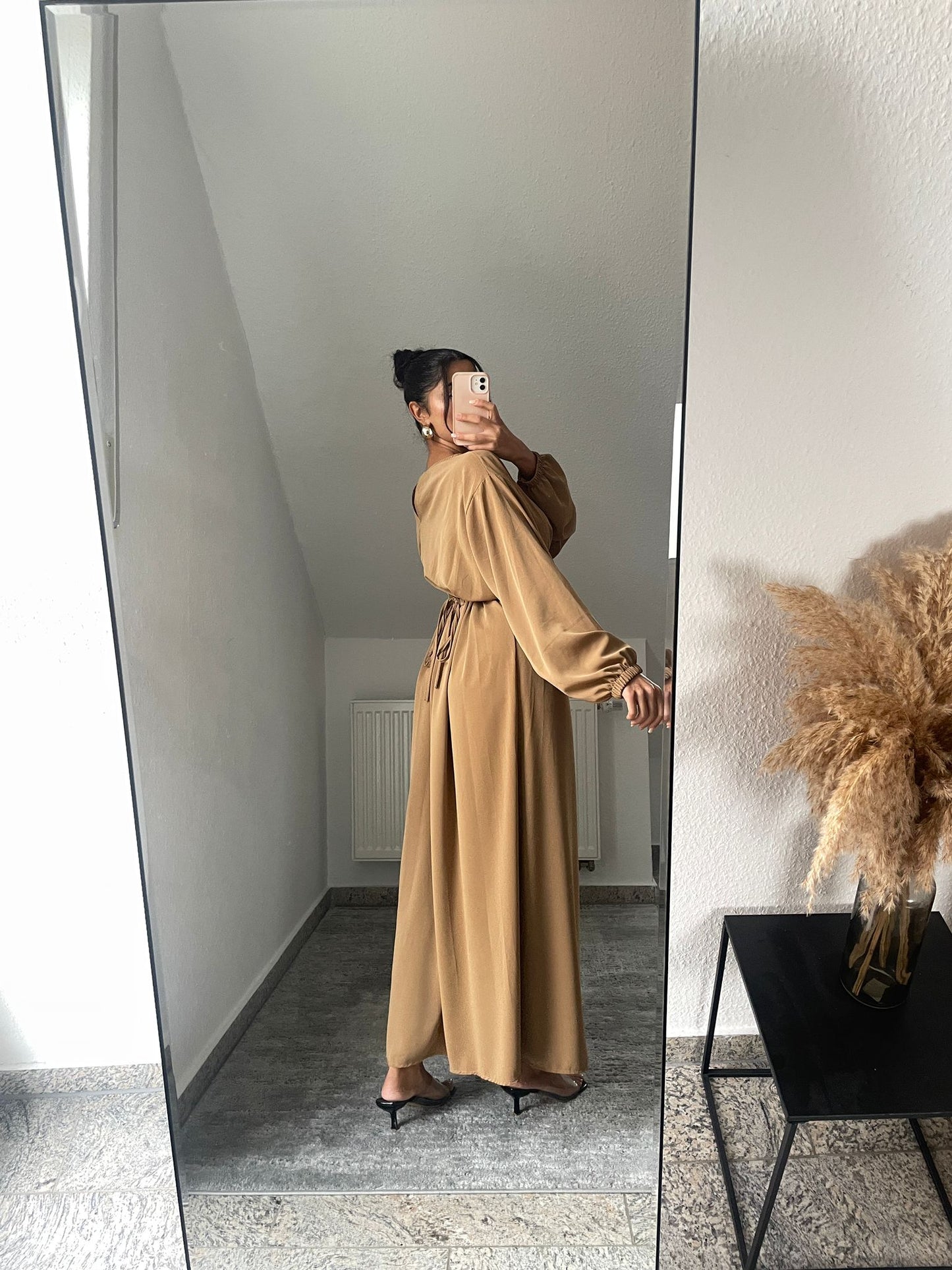 Langes Korsettkleid