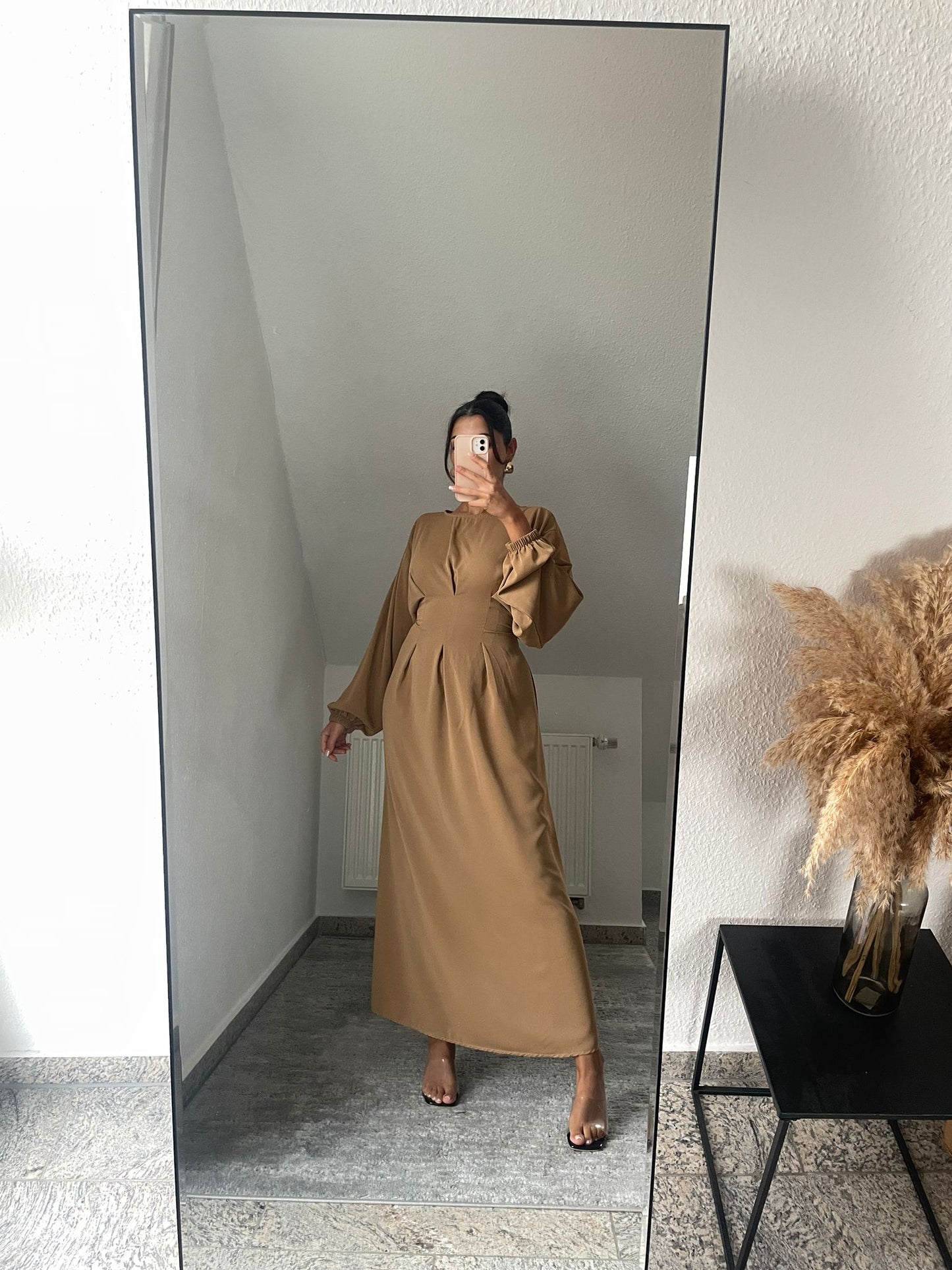Langes Korsettkleid