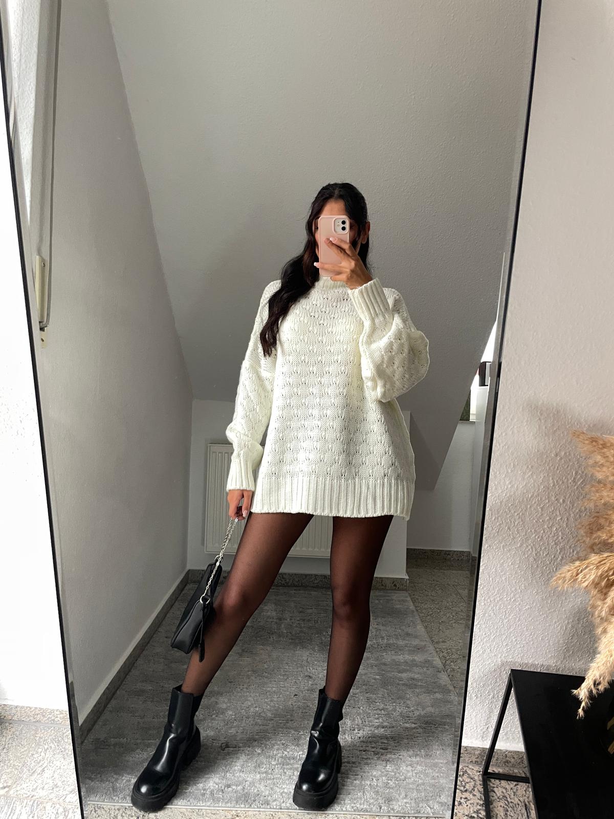 Zopfstrick Pullover