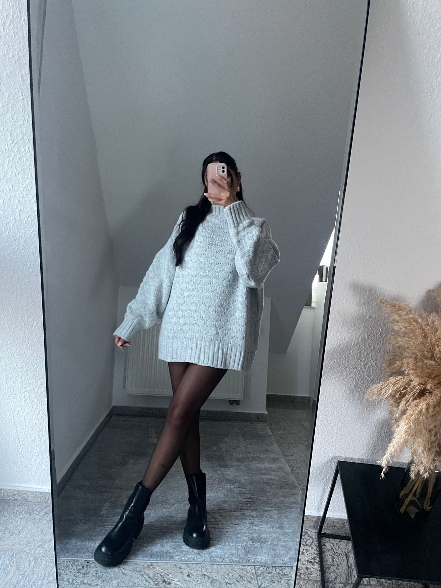 Zopfstrick Pullover