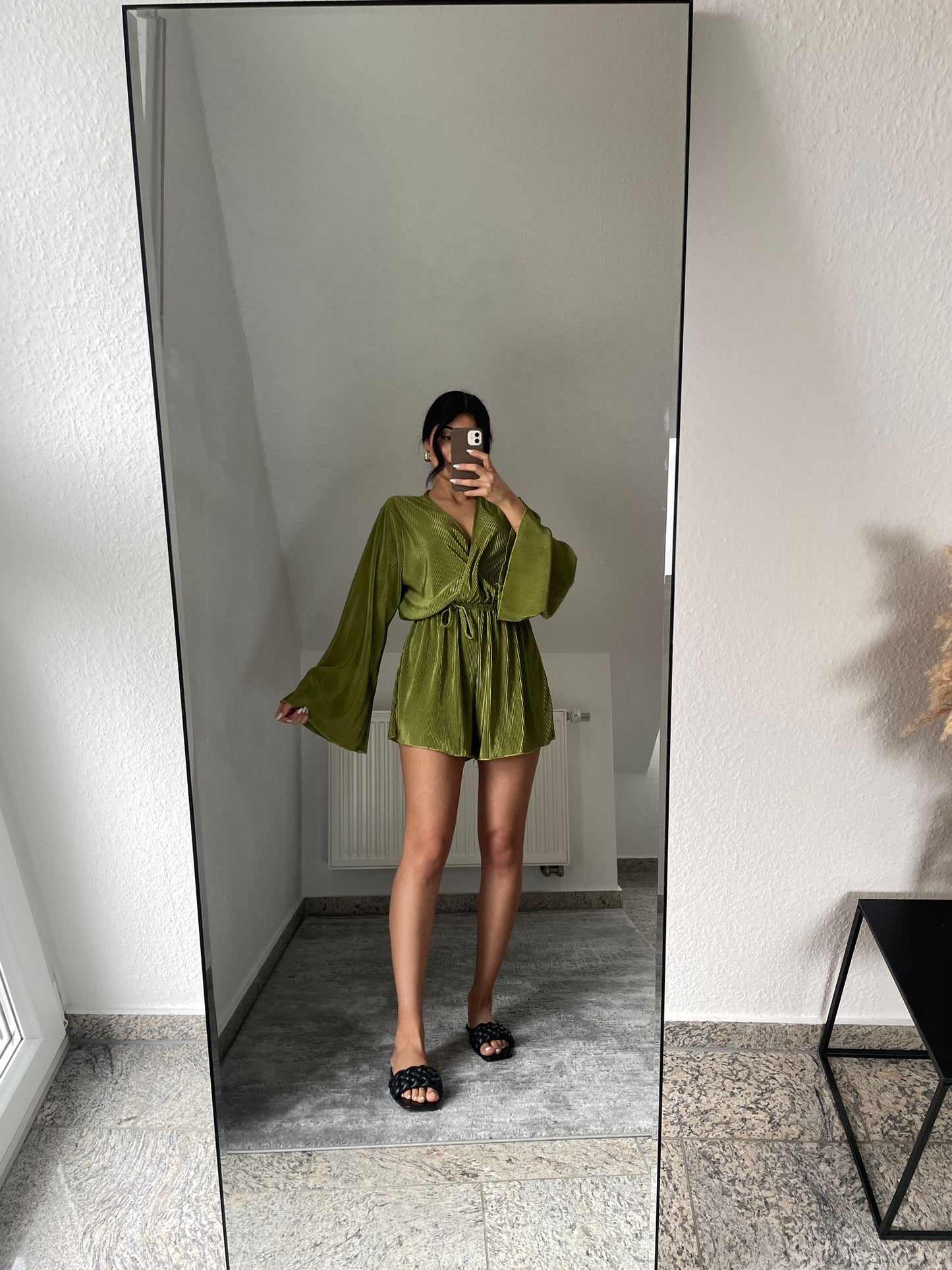 Plissierter Jumpsuit