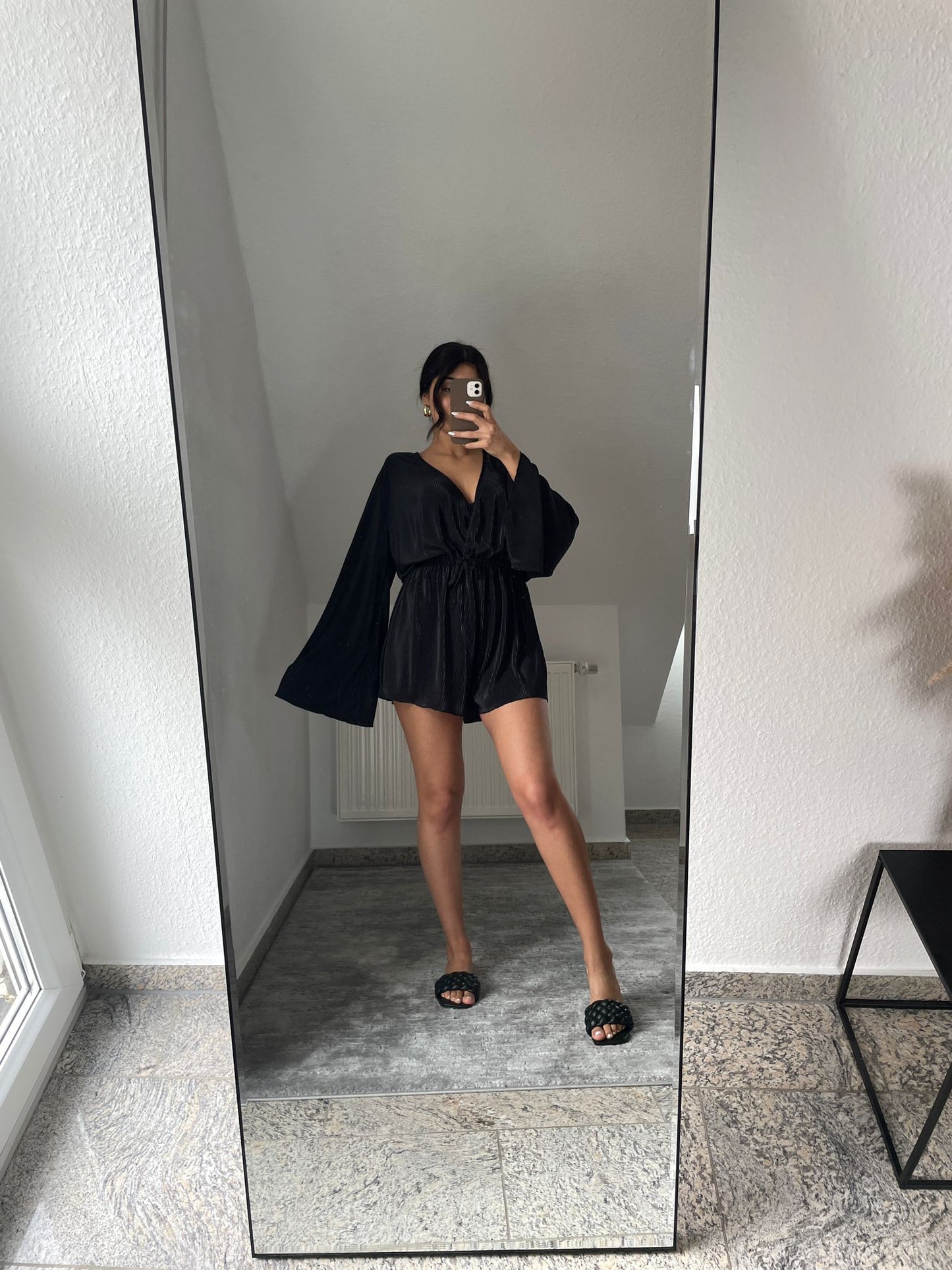 Plissierter Jumpsuit