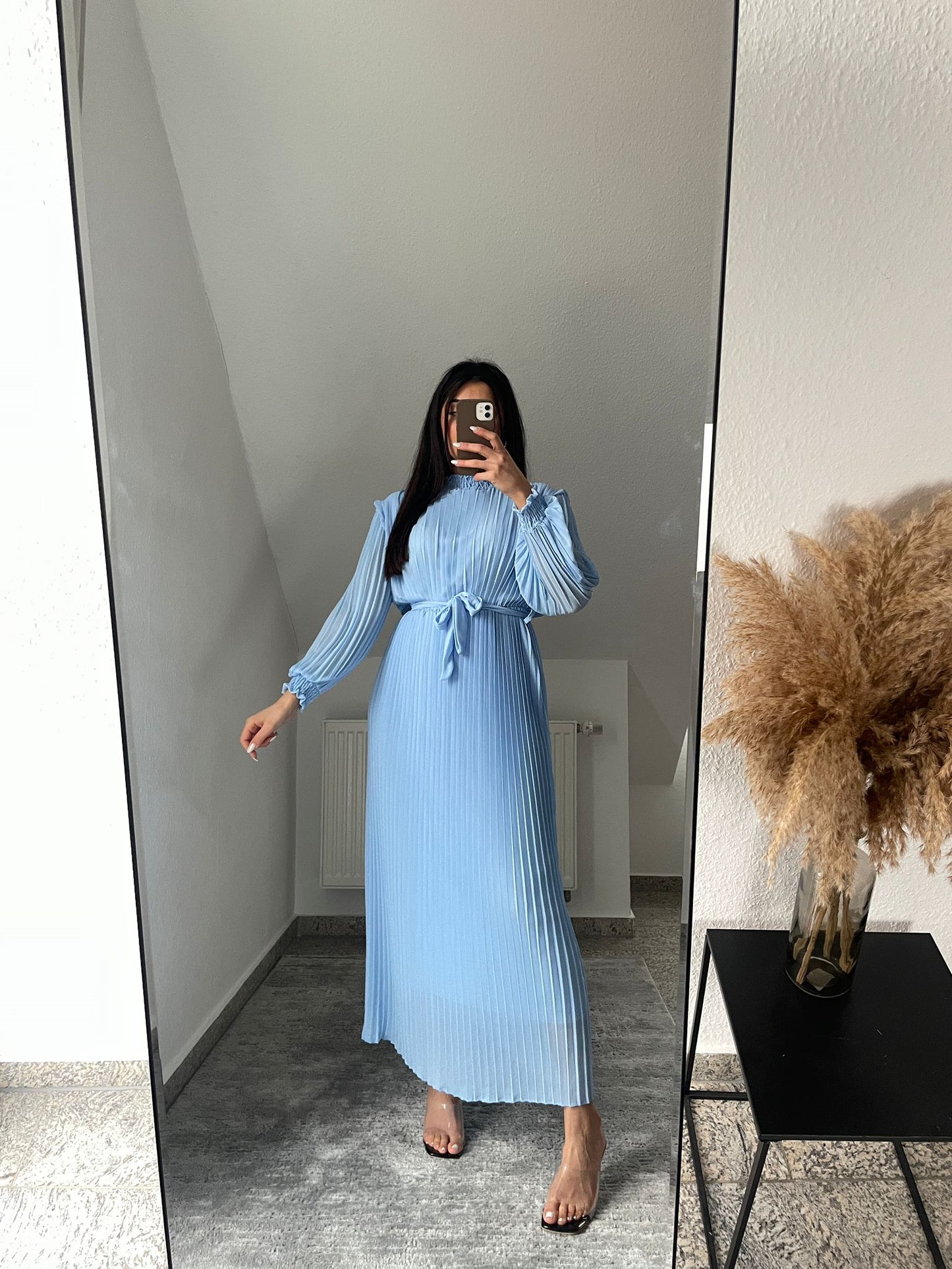 Maxi Kleid mit Gürtel