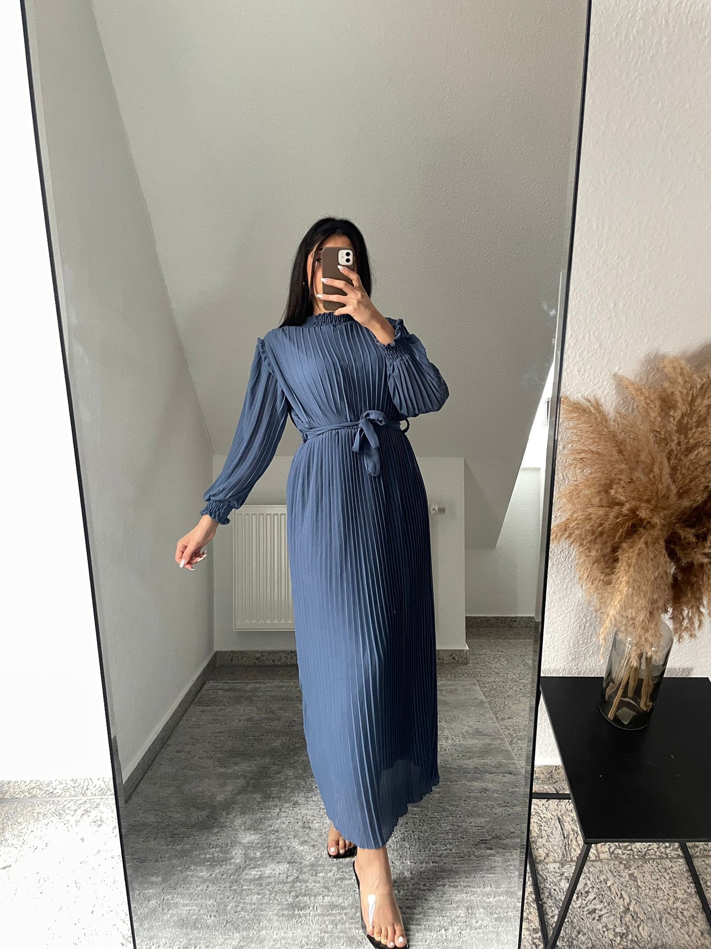 Maxi Kleid mit Gürtel